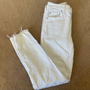 White Garage high rise jeans